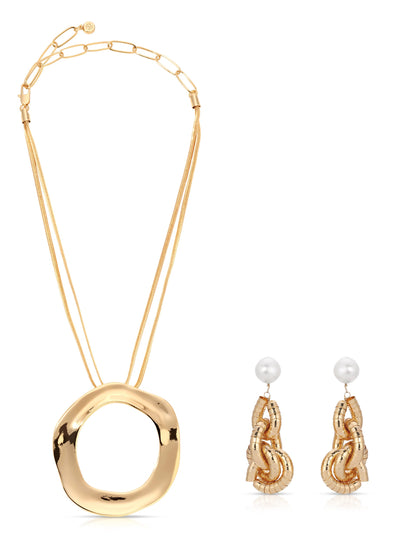 Open Circle Liquid Metal Set | Ettika