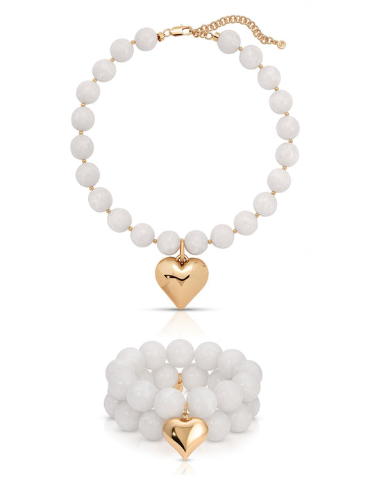 Luck and Love Set in Bone | Ettika