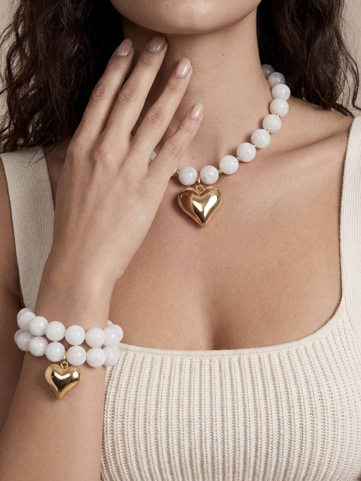 Luck and Love Set in Bone | Ettika