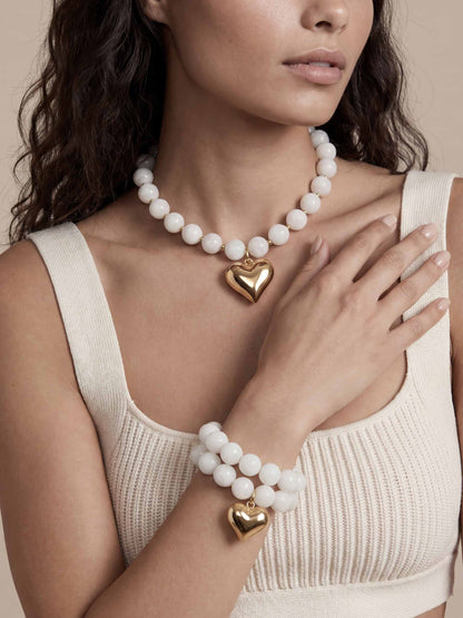 Luck and Love Set in Bone | Ettika