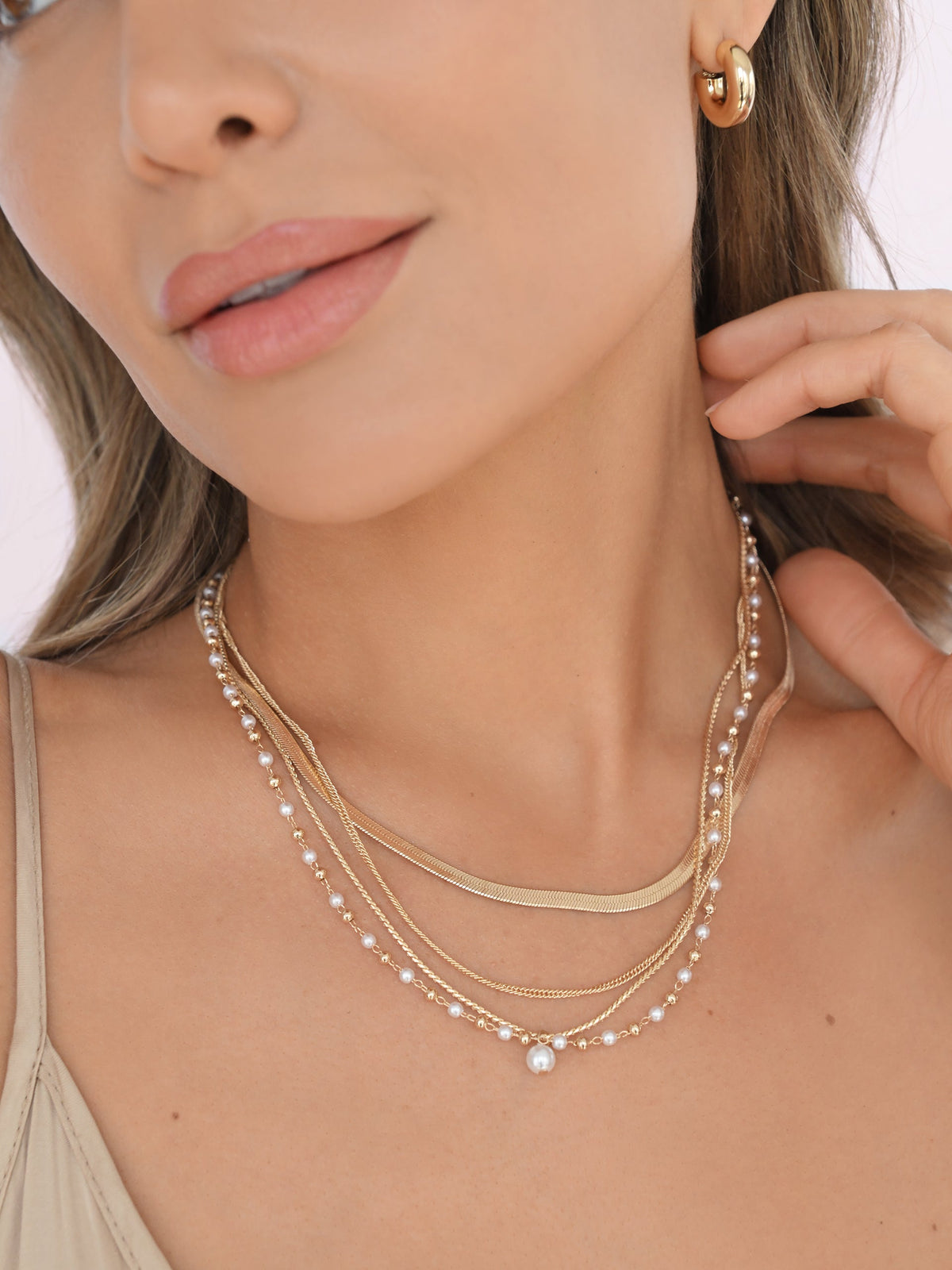 Hoop & Pearl Layers Set | Ettika