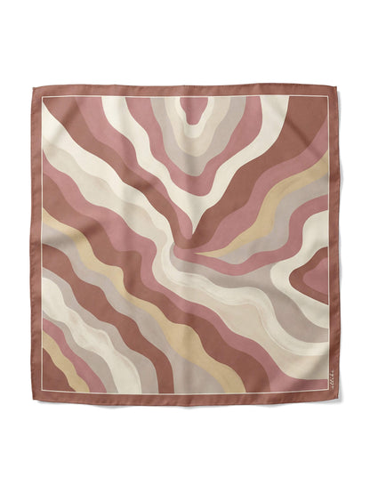 Brown Modern Organica Scarf - Warm Dune | Ettika
