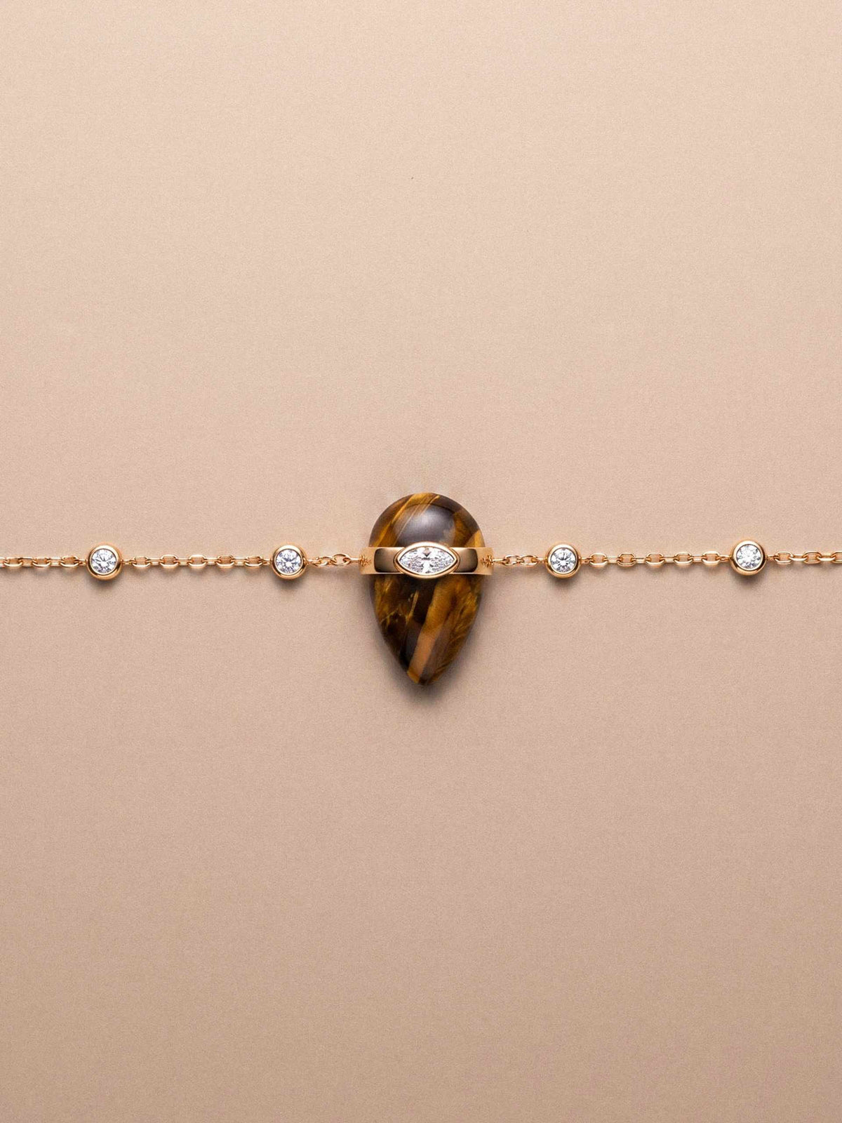 Tiger's Eye Solstice Necklace - Tigers Eye with 18k Gold Plating | Ettika