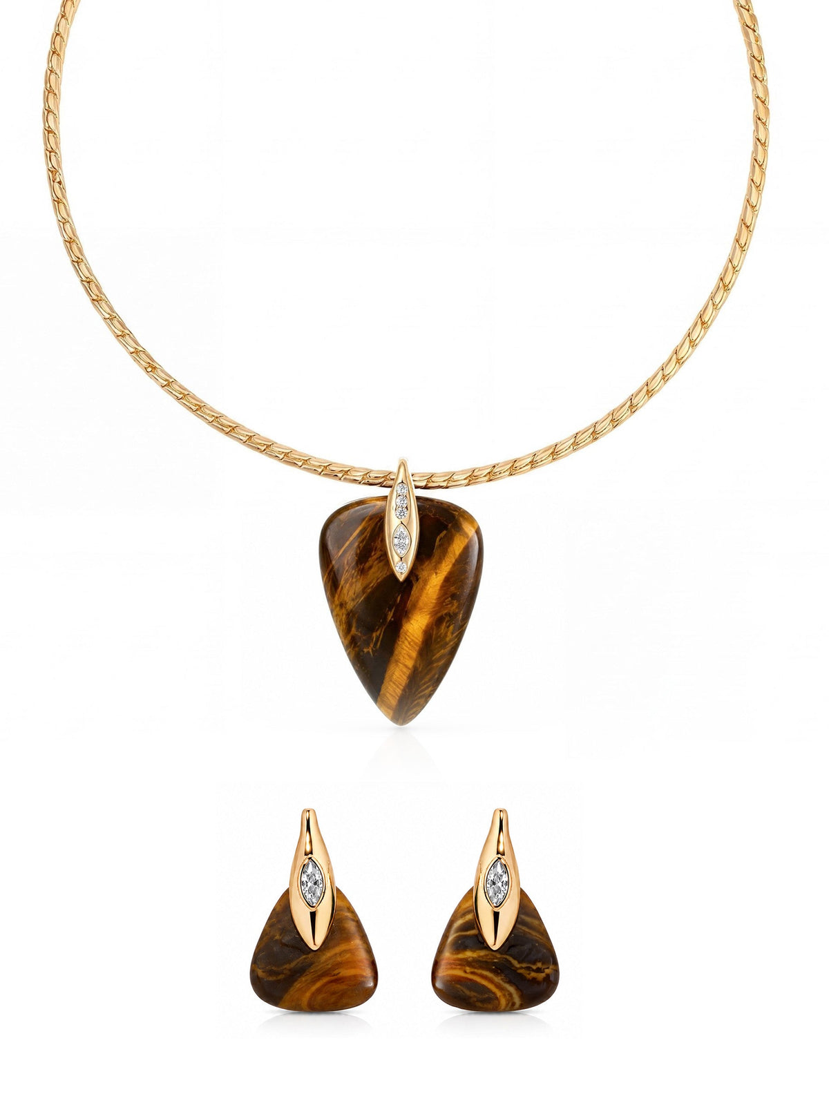 Solstice Set in Tiger's Eye | Ettika