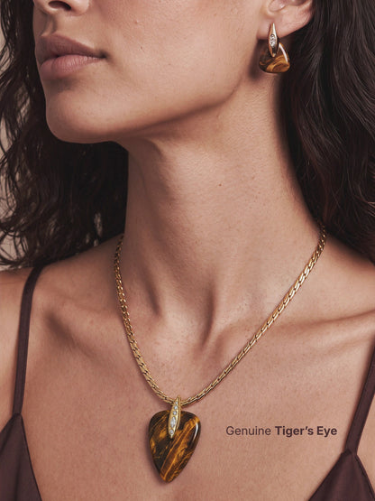 Solstice Set in Tiger's Eye | Ettika