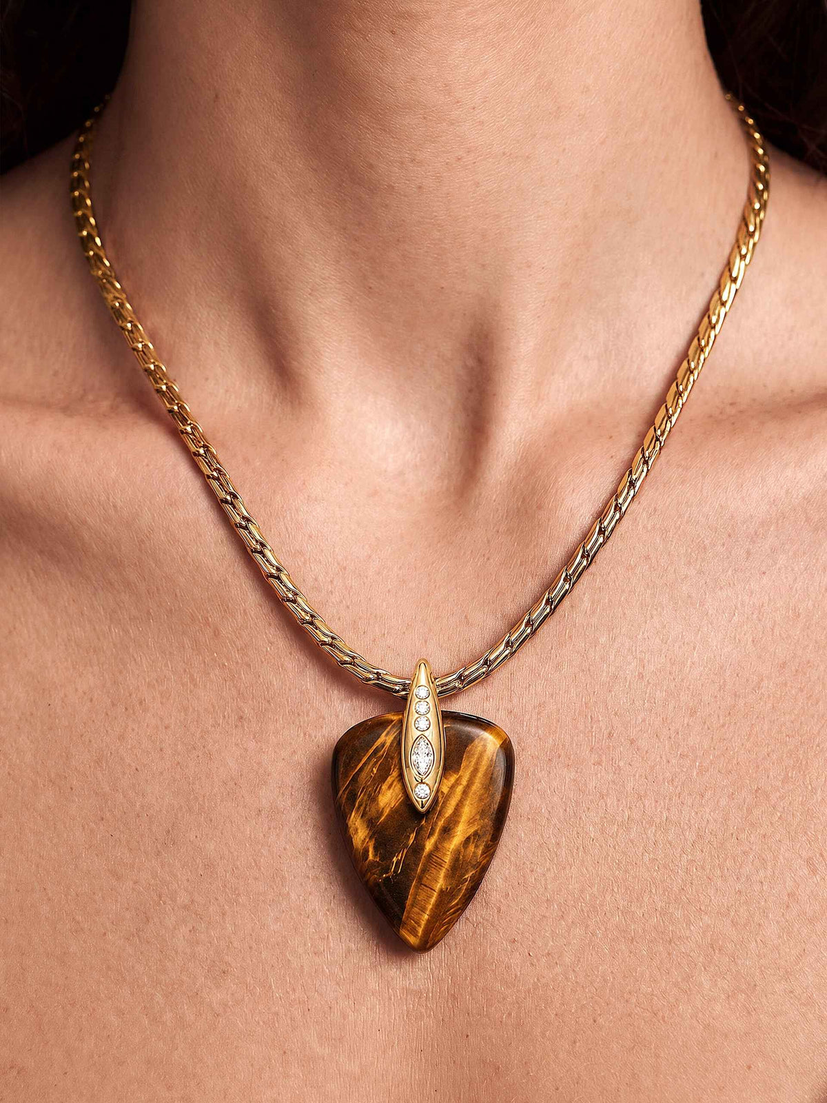 Solstice Set in Tiger's Eye | Ettika