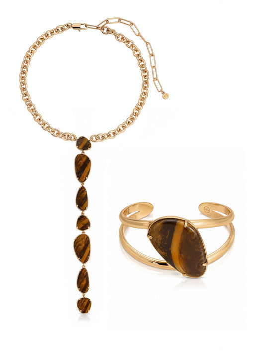 Majestic Desert Set in Tiger’s Eye | Ettika