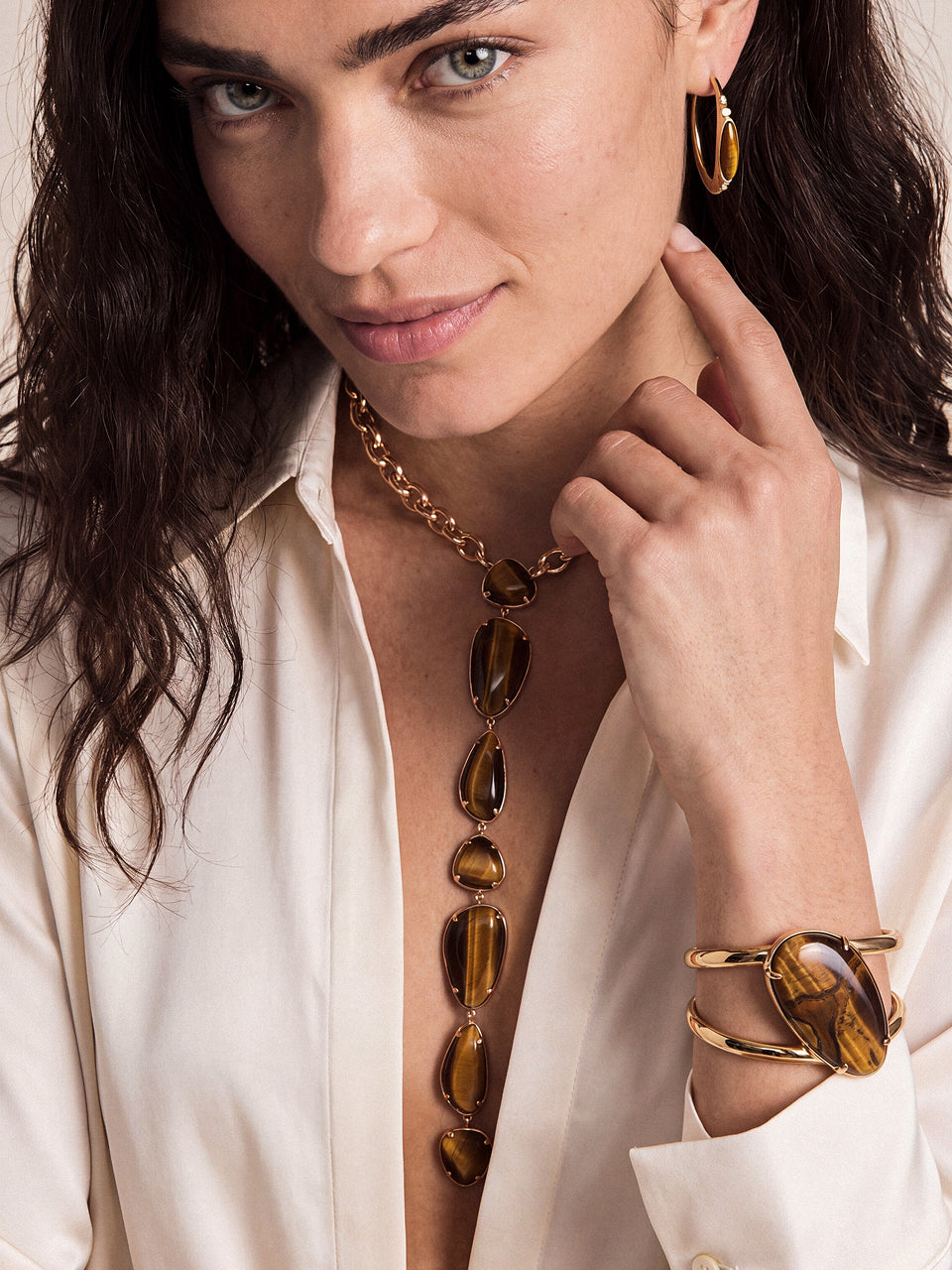 Majestic Desert Set in Tiger’s Eye | Ettika