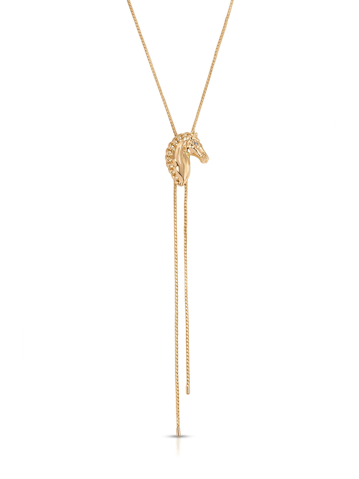 Stallion Bolo Necklace - 18k Gold Plated | Ettika