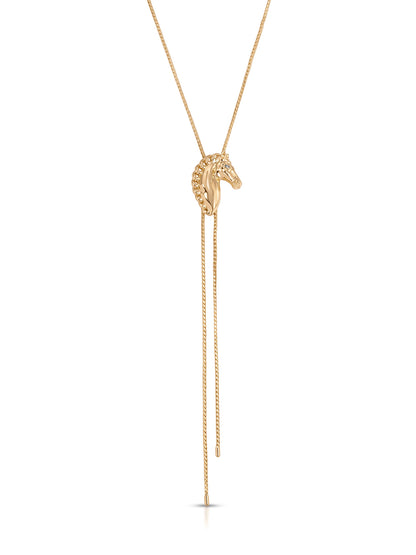 Stallion Bolo Necklace - 18k Gold Plated | Ettika