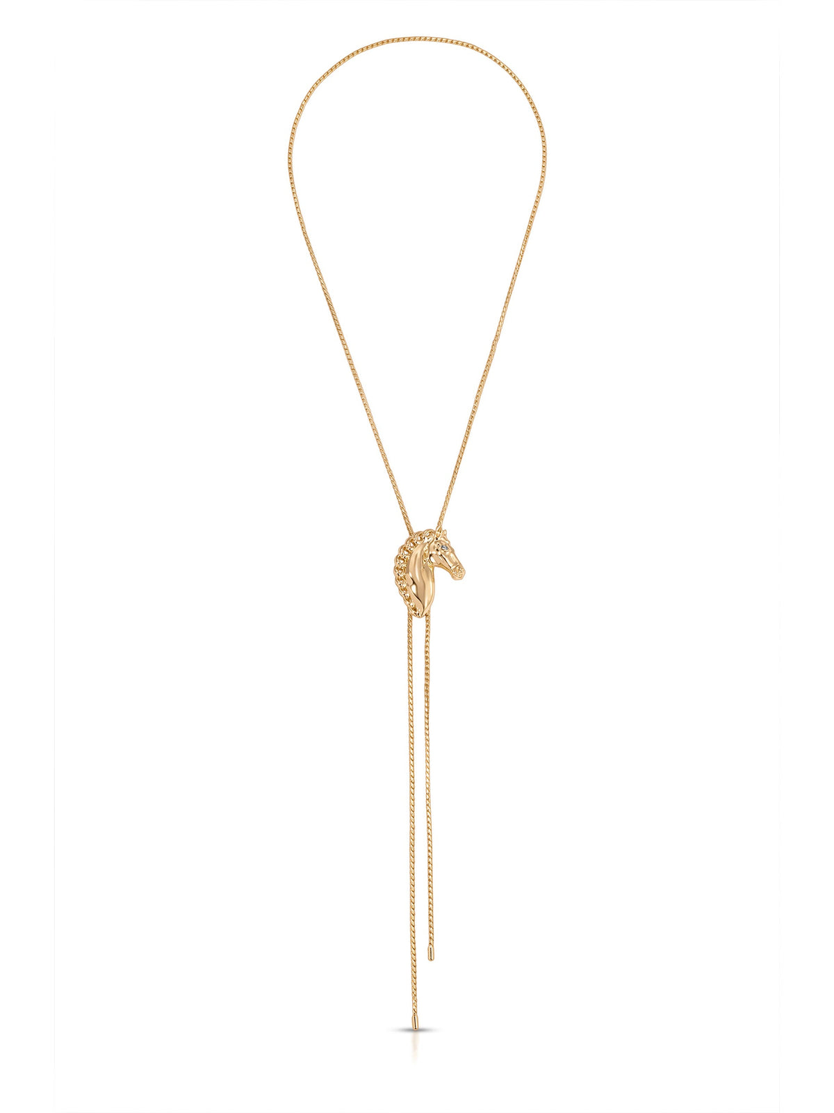 Stallion Bolo Necklace - 18k Gold Plated | Ettika