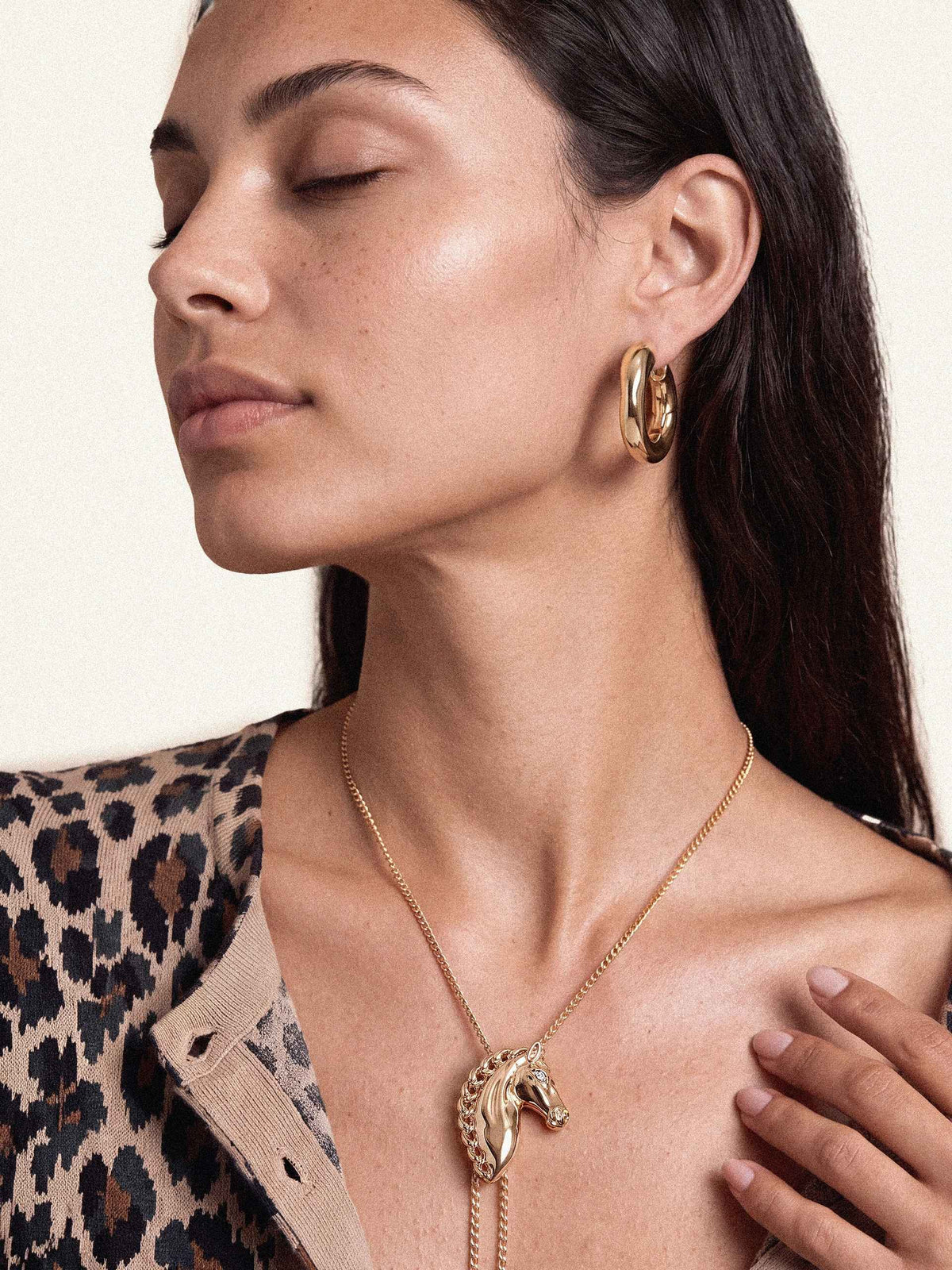 Stallion Bolo Necklace - 18k Gold Plated | Ettika