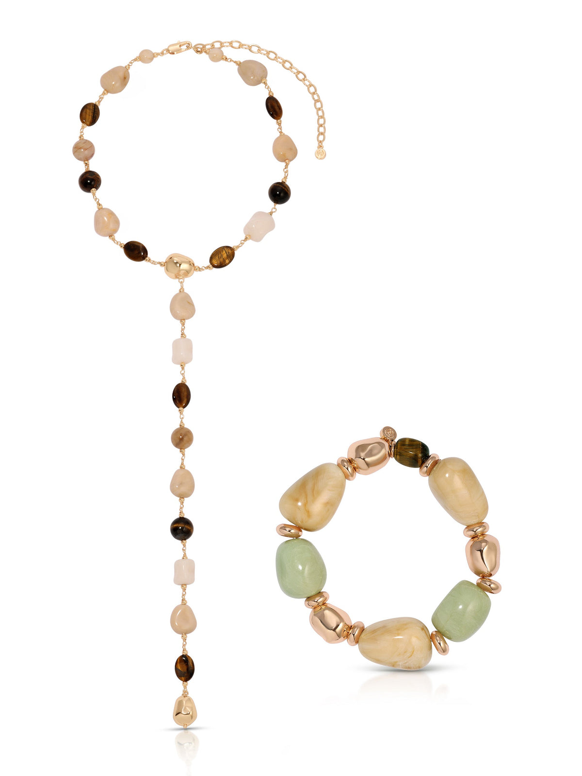 Serene Stone Lariat Set | Ettika