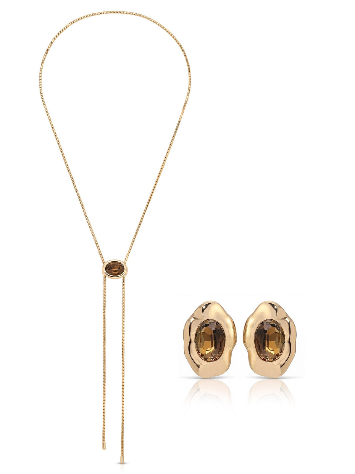 Smokey Quartz Bolo Set | Ettika