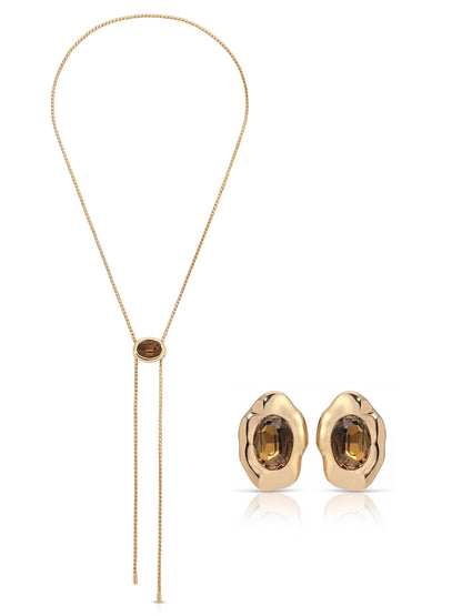 Smokey Quartz Bolo Set | Ettika