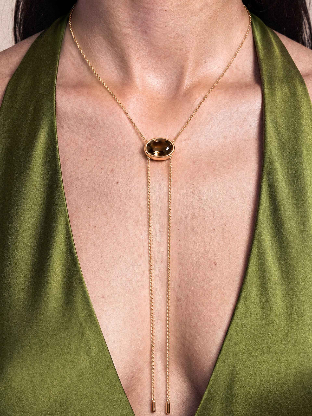 Smokey Quartz Bolo Set | Ettika