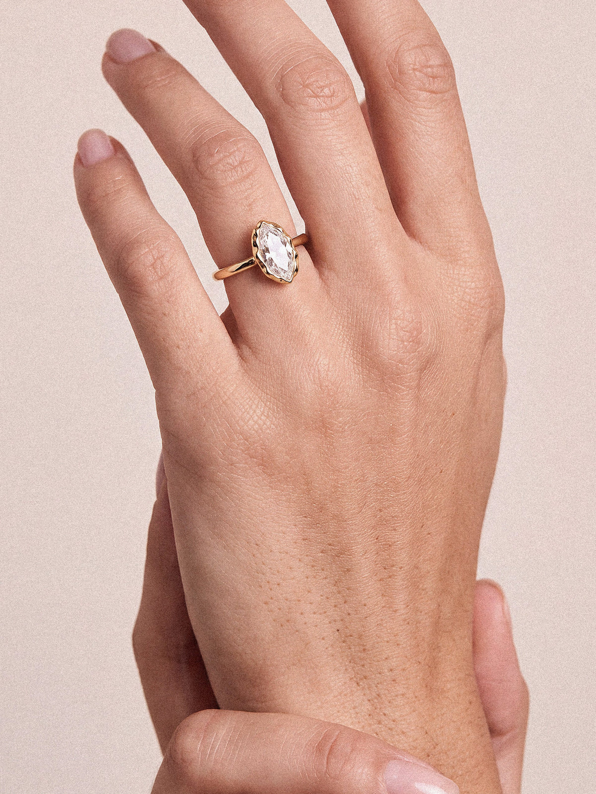 Crystal Luxe Ring - Clear Crystal with 18k Gold Plating | Ettika